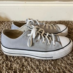 Low top platform converse